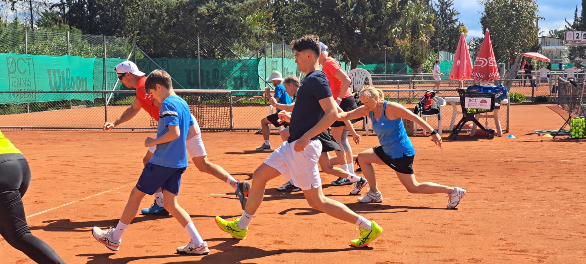 Tennis Training Session
